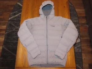 Sitka Kelvin AeroLite Down Jacket Mens M MED. - Full Zip Hooded Puffer Coat Gray - Picture 1 of 11