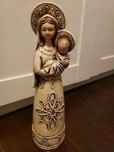 Vintage Dickson Virgin Mary mit Kind. Figur Weihnachten ca. 12,5 cm groß - Bild 1 von 12