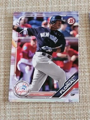 2019 Bowman Chrome Prospect BP-74 ESTEVAN FLORIAL - Image 1 of 2