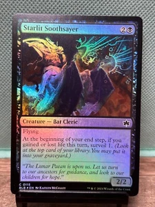 MTG TCG: Starlit Soothsayer 115, Bloomburrow _ FOIL - Picture 1 of 1