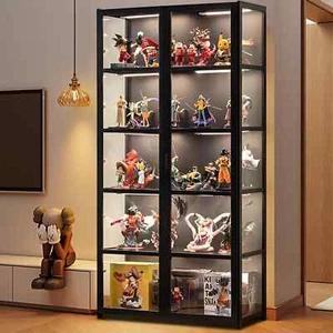 Display Cabinet with Acrylic Glass Door, 5 Tier Curio Display Case, Collectib... - Picture 1 of 7