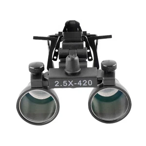 2.5X420mm Metal Clip Dental Binocular Loupes Optical Glass Magnifiers DY-101 - Bild 1 von 9