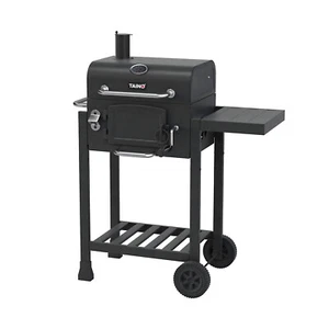 TAINO HERO Smoker klein BBQ Grillwagen Holzkohle-Grill Grillkamin Grillrost - Bild 1 von 9