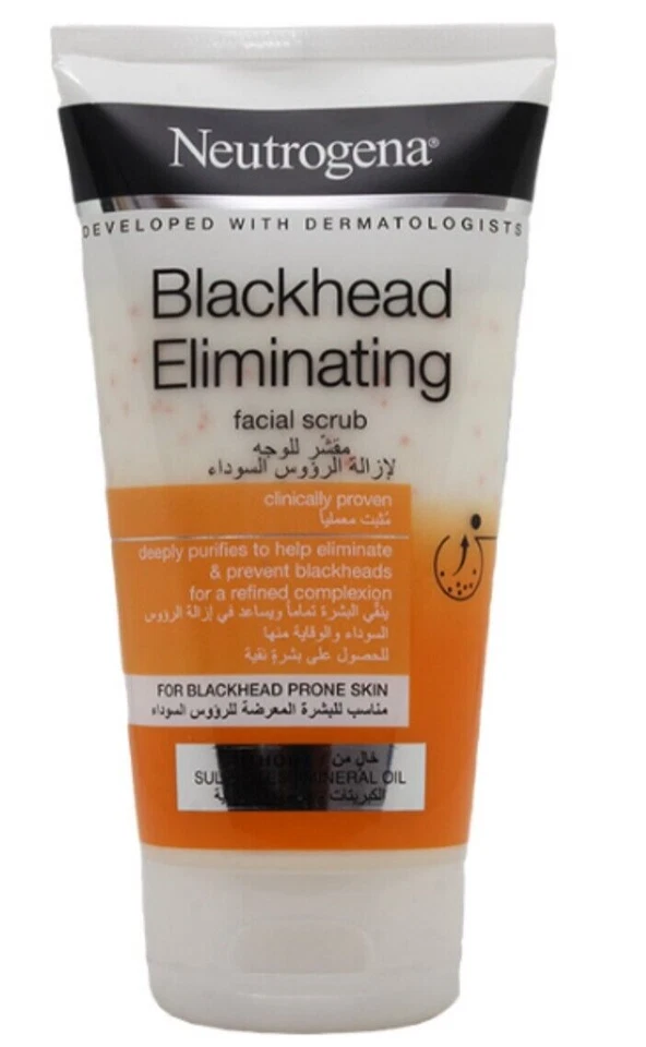 Neutrogena Blackhead Eliminating Facial Scrub For Prone Skin 150ml - Image 1 of 1
