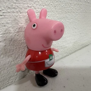 Peppa Pig Figure Red Dress Jazwares 2003 Action Toy Collectible Cartoon - Picture 1 of 6