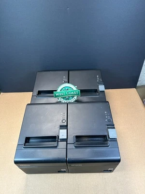 Epson TM-T20III Thermal Receipt Printer - Black Lot of 4 For Parts READ!!! - Image 1 of 4