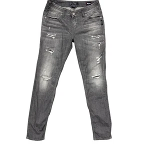 Silver Jeans Co Boyfriend Jeans Damen 27x29 grau super Stretch distressed - Bild 1 von 19