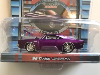Cargador Dodge R/T Candy Purple 1969 Maisto Pro Rodz Touring 1/64 Foto 1 de 4