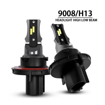 Faros LED bombillas de haz alto/bajo 9008 6000K para MITSUBISHI Eclipse 2006-2012 2 piezas Foto 1 de 4