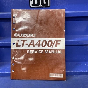 Suzuki OEM Factory Service Manual 3rd Ed 2002 LT-A400/F ATV 99500-43040-01E - Picture 1 of 3