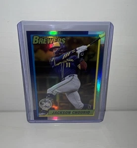 2025 Topps Update Jackson Chourio 1990 Gold /50 #U90-8 Brewers RARE! - Bild 1 von 2