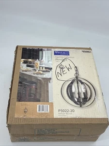 Progress Lighting P5022-20 Equinox 4-Lt Pendant Light in Antique Bronze - Picture 1 of 22