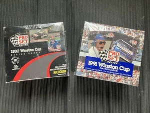 1991 & 1992 Winston Cup Racing Cards Box Set PRO SET Factory Sealed 36 pack x2 - Picture 1 of 3