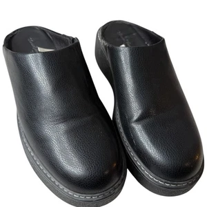 Women's Rowan Mule Flats - Universal Thread - Black Slip ons -Size 8.5 - Picture 1 of 9