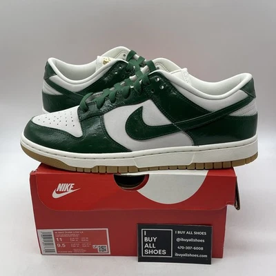 Talla 11W - Nike Dunk Low Lx Gorge Cuero Avestruz Verde (FJ2260-002) Foto 1 de 4