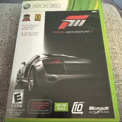Forza Motorsport 3 (Microsoft Xbox 360, 2009) Brand New Sealed *NOT FOR RESALE* - Image 1 of 4