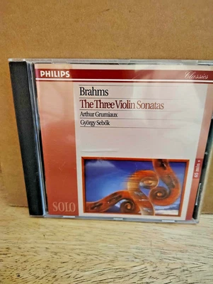 Johannes Brahms  The 3 Violin Sonatas - Arthur Grumiaux (Philips) Gently Used - Image 1 of 3