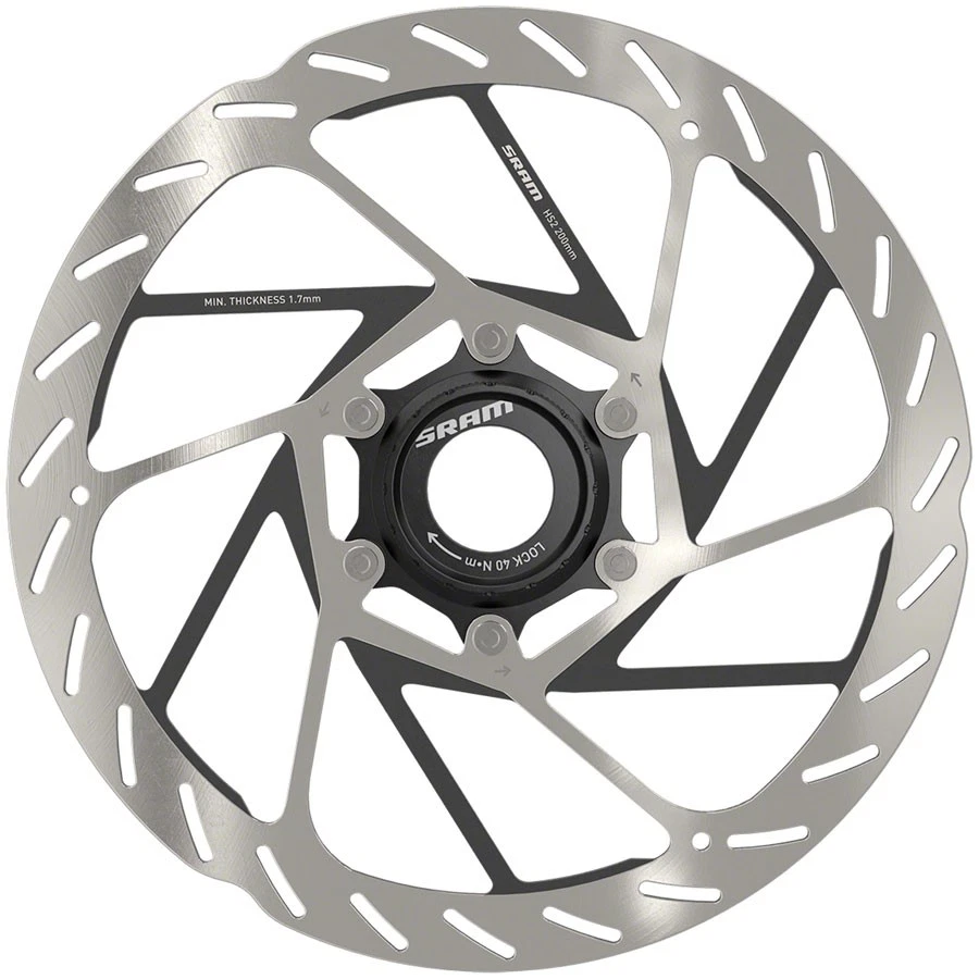 HS2 Disc Brake Rotor - SRAM HS2 Disc Brake Rotor - 200mm, Center Lock, Rounded, - Image 1 of 1