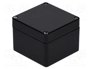 Obudowa: uniwersalna X: 120mm Y: 122mm Z: 91mm poliester czarny Z1C2 - Bild 1 von 1