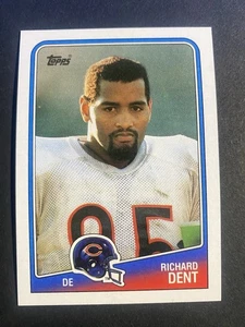 1988 Topps Football Richard Dent Chicago Bears Card #80 Hall of Famer - Picture 1 of 2