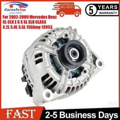 Alternator 2002-2009 For Mercedes-Benz G500 G55 E320 E430 E500 S500 SL500,CLS500 Foto 1 de 4