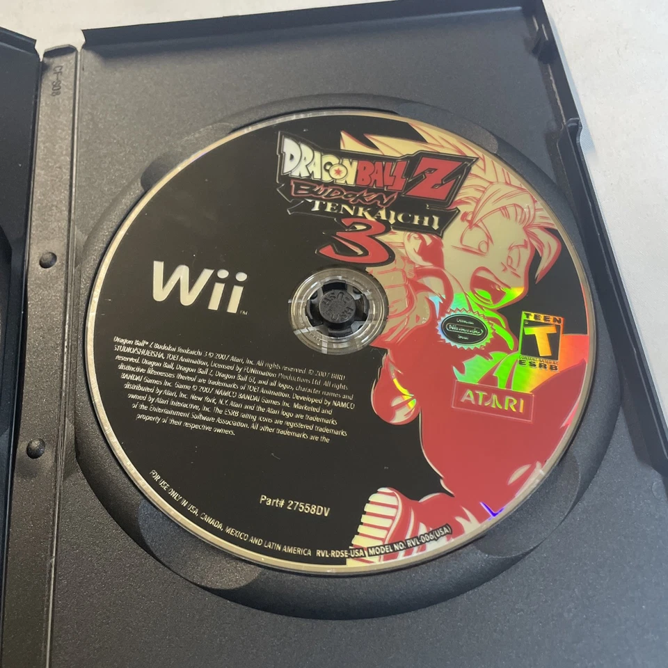 Dragon Ball Z: Budokai Tenkaichi 3 Nintendo Wii Disc Only. Tested Works - Image 1 of 4