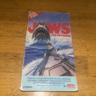 Jaws The Revenge VHS Video Tape 1987 MCA Classic Vintage Horror Rare - Image 1 of 4
