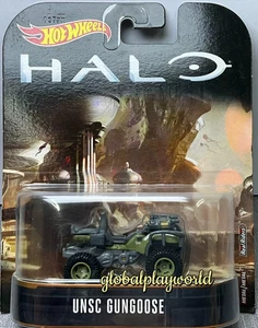 Hot Wheels Halo UNSC Gungoose Metal Real Riders 2016 1:64 Model Car DWJ85 w/Box - Picture 1 of 4