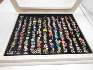 AW6 Willabee and Ward Betty Boop Themed Charm Bracelets 12 Months Display Box - Picture 1 of 13