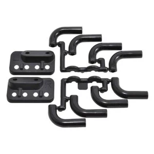 NEW RPM 70852 Zoomies Mock Exhaust Header BLK 1/8 - 1/10 Car Bodies FREE US SHIP - Picture 1 of 1