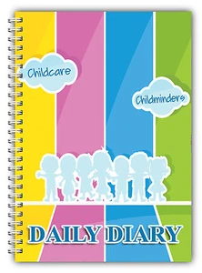 A5 DIARY EYFS CHILDCARE PROVIDER/CHILDMINDER DIARY/ MY DAILY DIARY - Picture 1 of 4