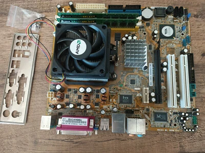Motherboard Asus M2V-TVM + CPU AMD Sempron 3200+ freq. 1800MHz + Ram DDR2 2Gb - Immagine 1 di 4