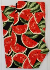 TC LuLaRoe Tall & Curvy Leggings Watercolor Watermelon Fruit Picnic NWT S14 New - Picture 1 of 6