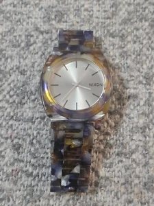 Nixon - The Time Teller MORE IS MORE - Acetate PURPLE - Women's Watch - CLEAN - Picture 1 of 6