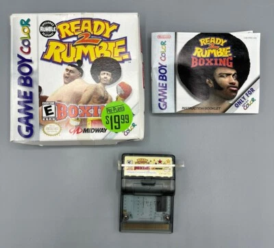 Ready 2 Rumble Boxing Gameboy Colour Game Tested and Working CIB Boxed Complete - Image 1 of 4