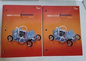 HMH Science Dimensions Student Interactive Workbooks Grade 4 Vol. 1 & 2 NEW - Imagen 1 de 7