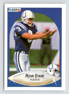1990 Fleer Card, #232 Rohn Stark, Indianapolis Colts - Picture 1 of 3