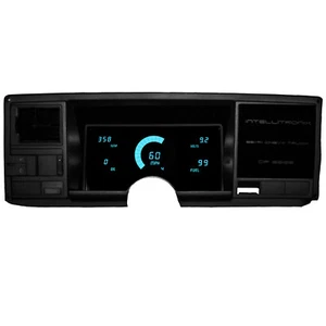 1988-1991 Chevy Truck Digital Dash Teal LEDs Intellitronix DP6005T Made In USA! - Picture 1 of 8