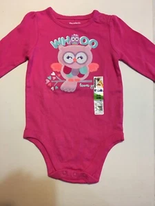 Garanimals 24 Month One Piece Pink Owl Motif Whooo Loves You NEW - Picture 1 of 5