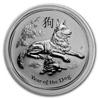 Perth Mint Australia $1 Dollar Lunar Series II Dog 2018 1 oz .9999 Silver Coin