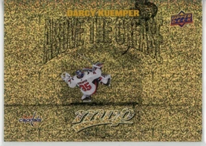 Tarjeta de inserción paralela 2023-24 UD MVP Darcy Kuemper ABOVE THE PLIEGUE GOLD - Imagen 1 de 1