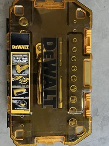 DEWALT Drive Socket Set, SAE/Metric, 1/4-Inch Drive, 25-Piece 70101548 NEW - Picture 1 of 5