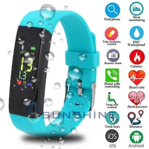 Fitness Smart Watch Activity Tracker Heart Rate For Women Men Oxygen BP Monitor - Picture 1 of 16