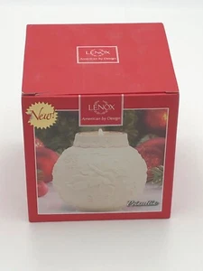 Candelabro blanco brillante ornamental Lenox Poinsettia con candelabro incluido - Imagen 1 de 6