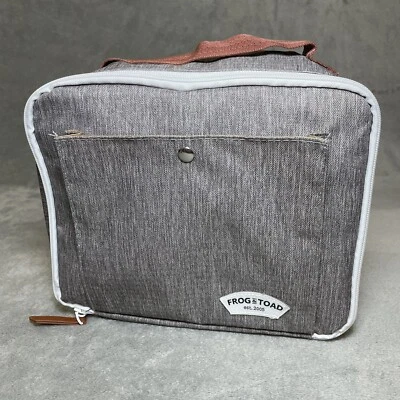 Fit & Fresh лягушка и жаба фирменный ланч сумка - стильный серый коричневый ланч-бокс - Изображение 1 из 4