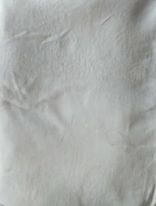 Vintage White on white Linen Tablecloth. 58×76 Rectangle. Free Shipping. - Picture 1 of 6