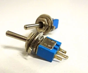 ON/ON Sub Miniature Toggle Switch SPDT  - Picture 1 of 2