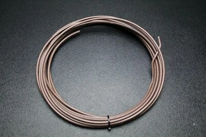 10 GAUGE THHN WIRE STRANDED BROWN 10 FT THWN 600V GROUND MACHINE CABLE AWG - Picture 1 of 5