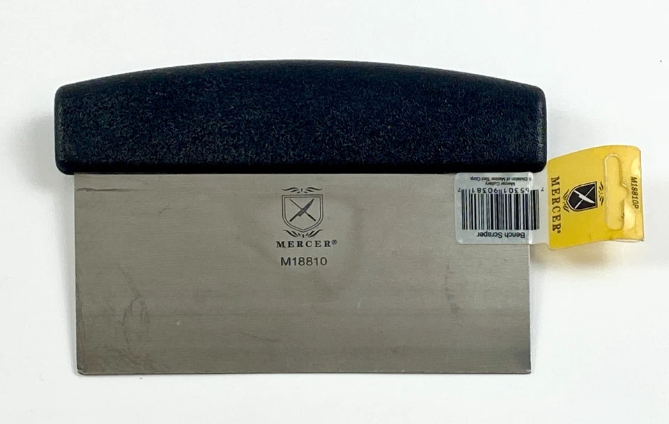 Mercer Culinary M18810 Black Bench Scraper - Image 1 of 4