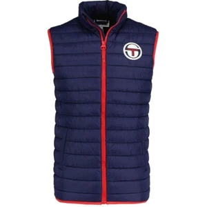 SERGIO TACCHINI GRACIELLO I RETRO PUFFER GILET MARITIME BLUE - Picture 1 of 3